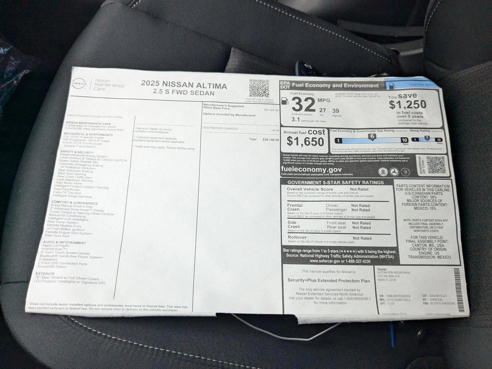 2025 Nissan Altima S - Photo 17