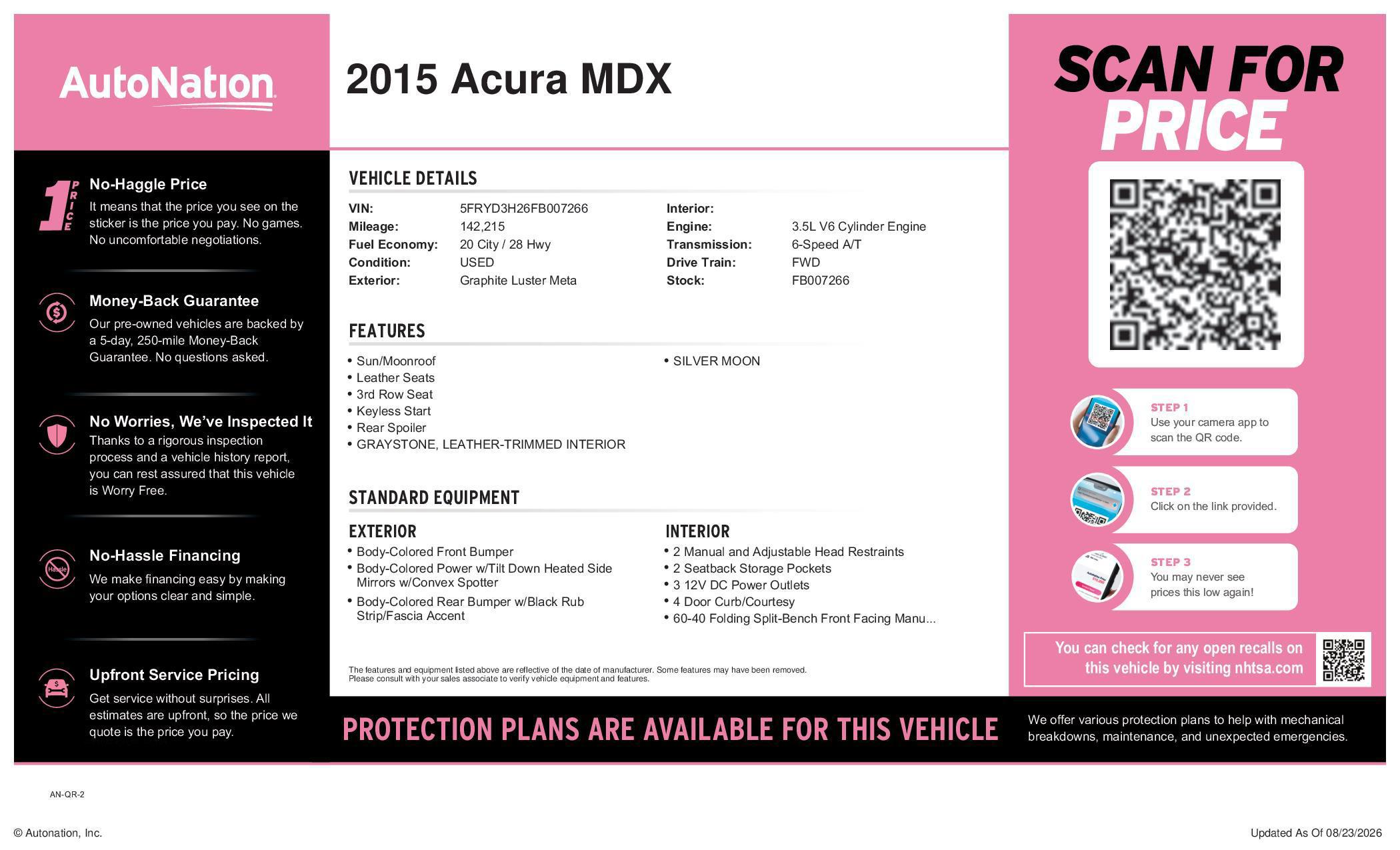 2015 Acura AcuraMDX, photo 26
