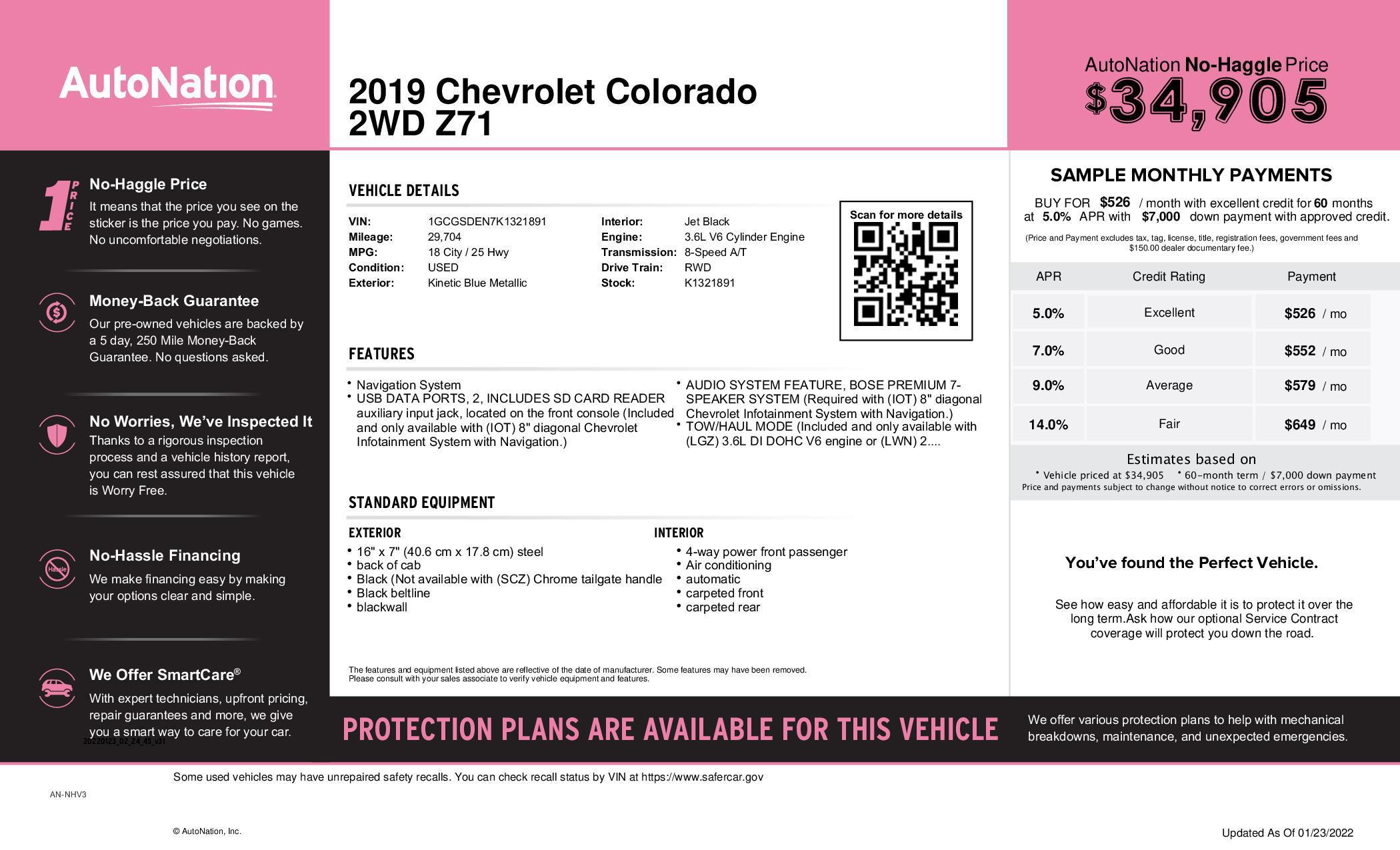 2019 Chevrolet Colorado