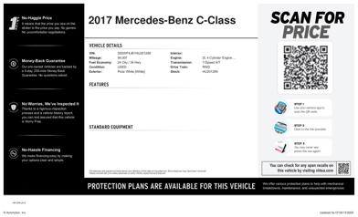 2017 Mercedes-Benz C-Class C 300 -
                  Pompano Beach, FL