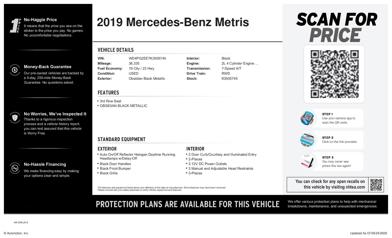 2019 Mercedes-Benz Metris Worker -
                  Miami, FL