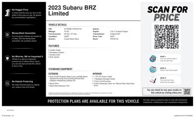 2023 Subaru BRZ Limited -
                  San Jose, CA