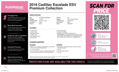 2016 Cadillac Escalade ESV Premium -
                  Phoenix, AZ