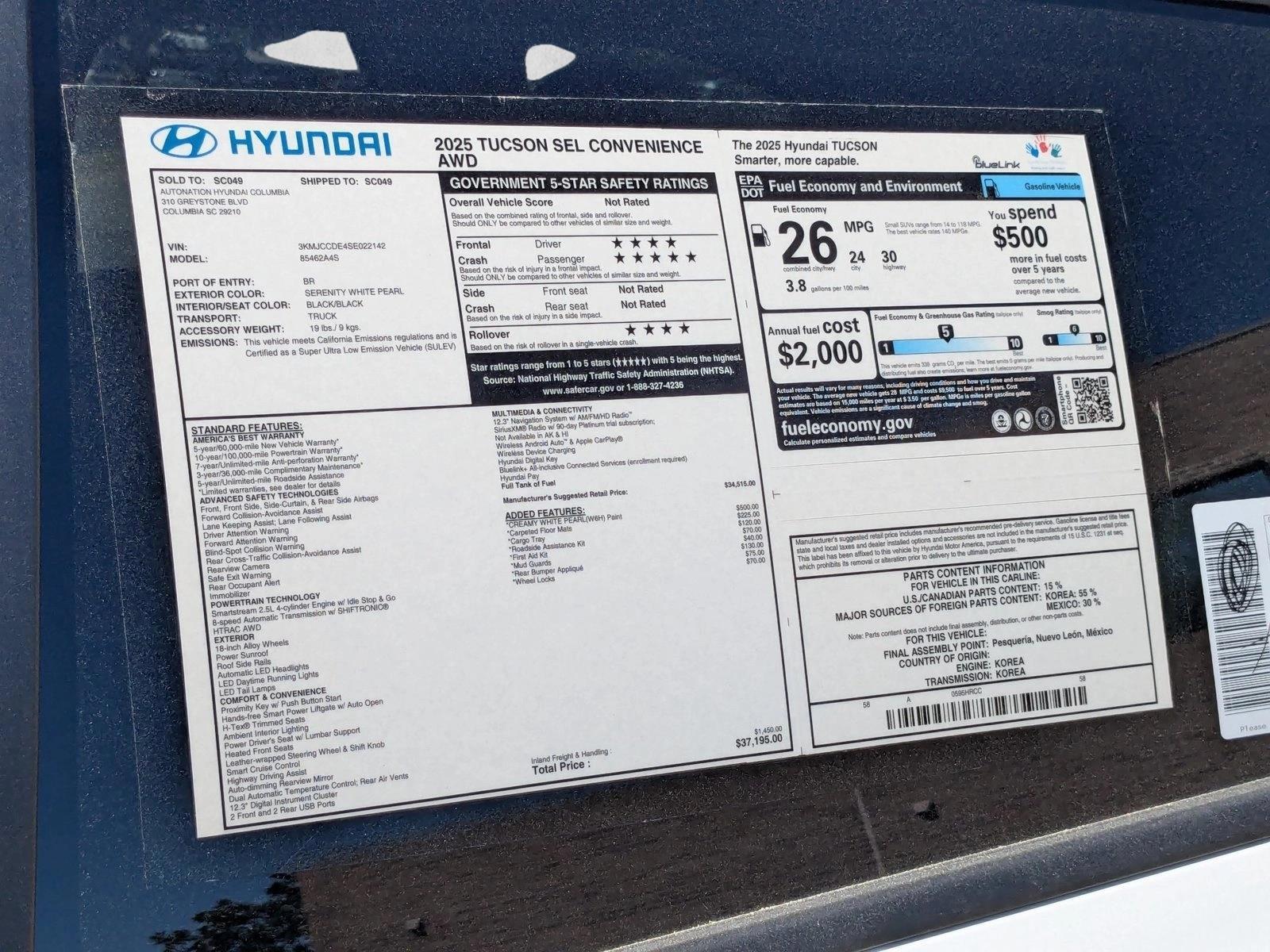 2025 Hyundai Tucson SEL Convenience - Photo 25