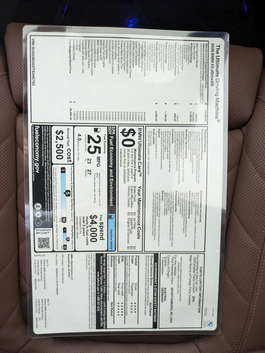 2026 BMW X5 40i - Photo 18