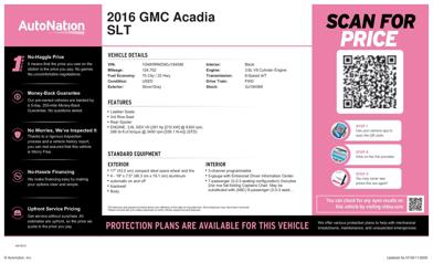 2016 GMC Acadia SLT -
                  Knoxville, TN