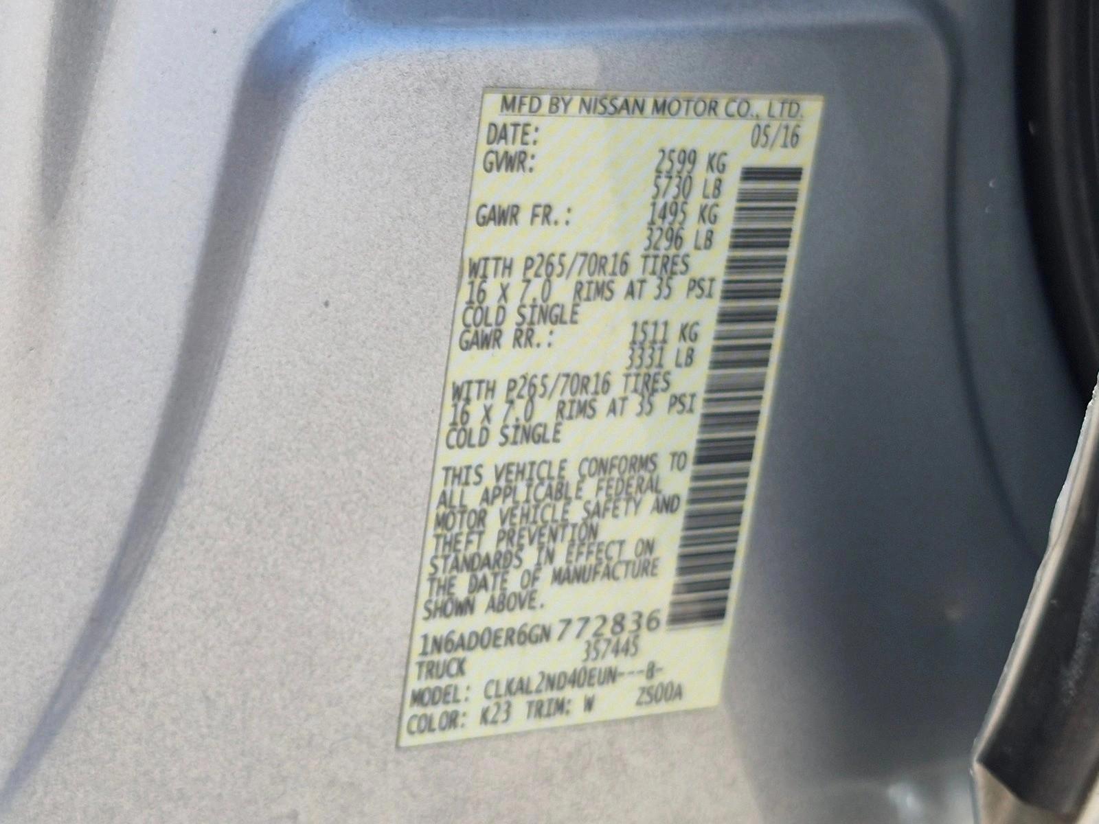 2016 Nissan NissanFrontier, photo 25