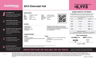 2014 Chevrolet Volt  -
                  Valencia, CA