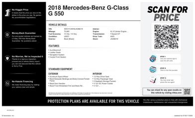 2018 Mercedes-Benz G-Class G 550 -
                  Sarasota, FL