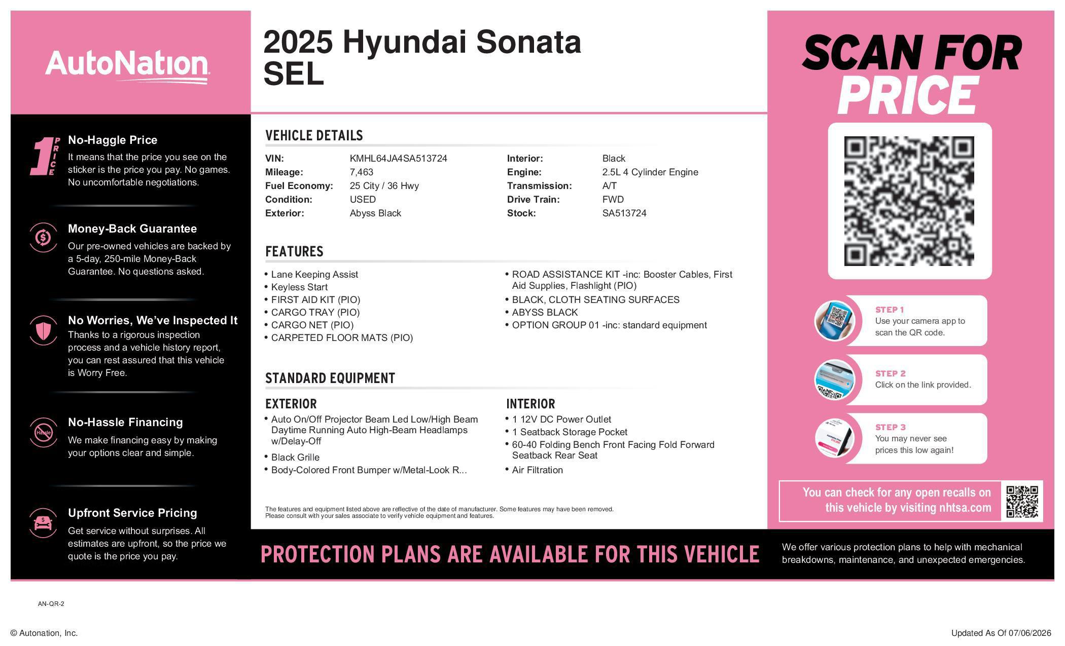 2025 Hyundai Sonata SEL - Photo 25