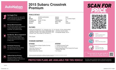 2015 Subaru Crosstrek Premium -
                  Golden, CO