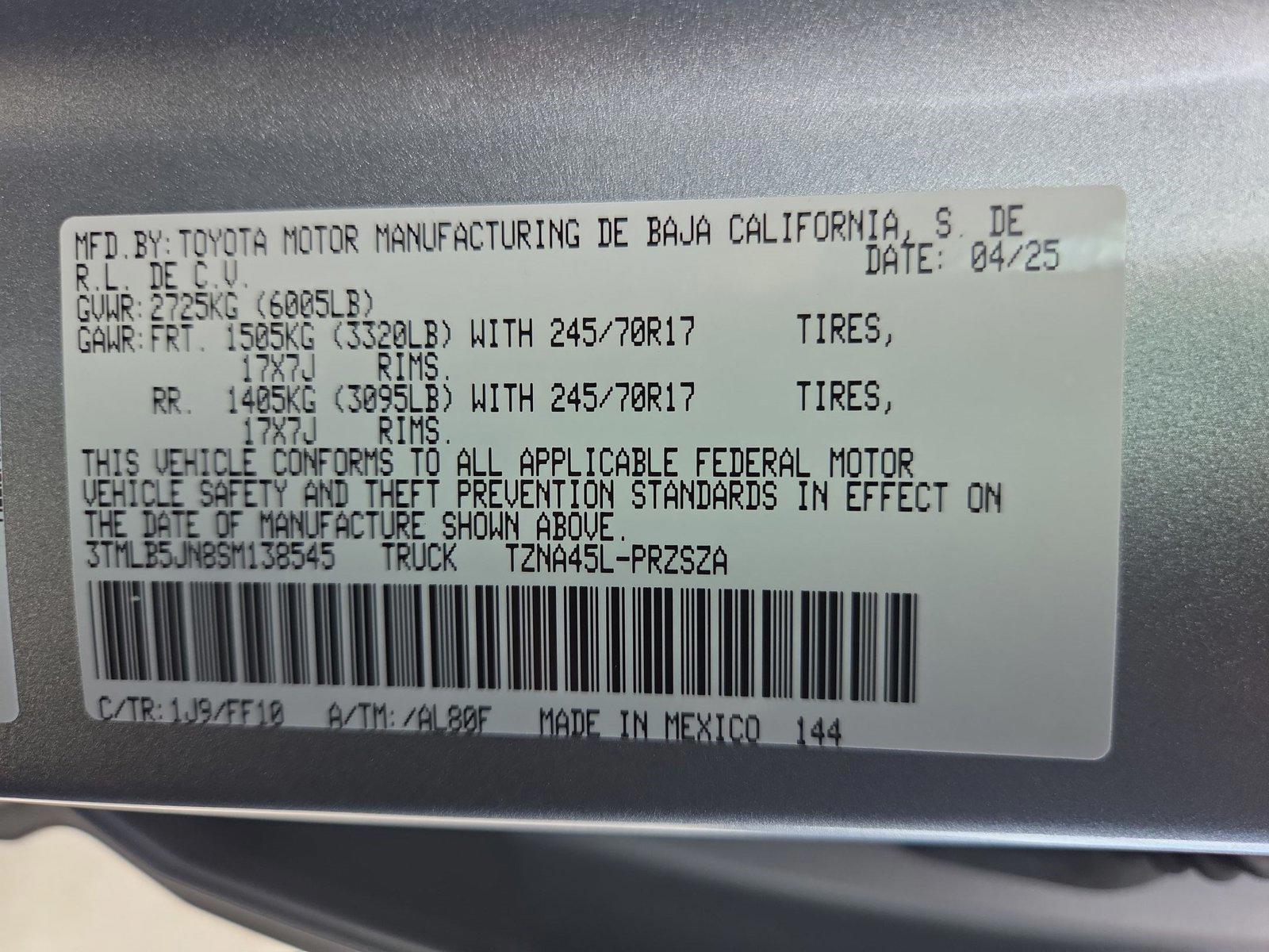2025 Toyota Tacoma SR5 - Photo 23