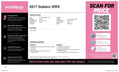 2017 Subaru WRX  -
                  Roseville, CA