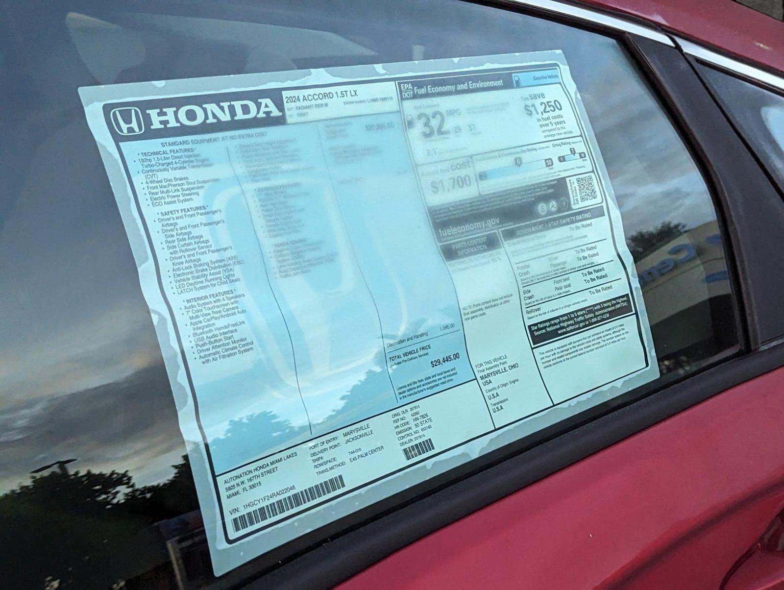 Honda Accord Sedan #15 Hero Image