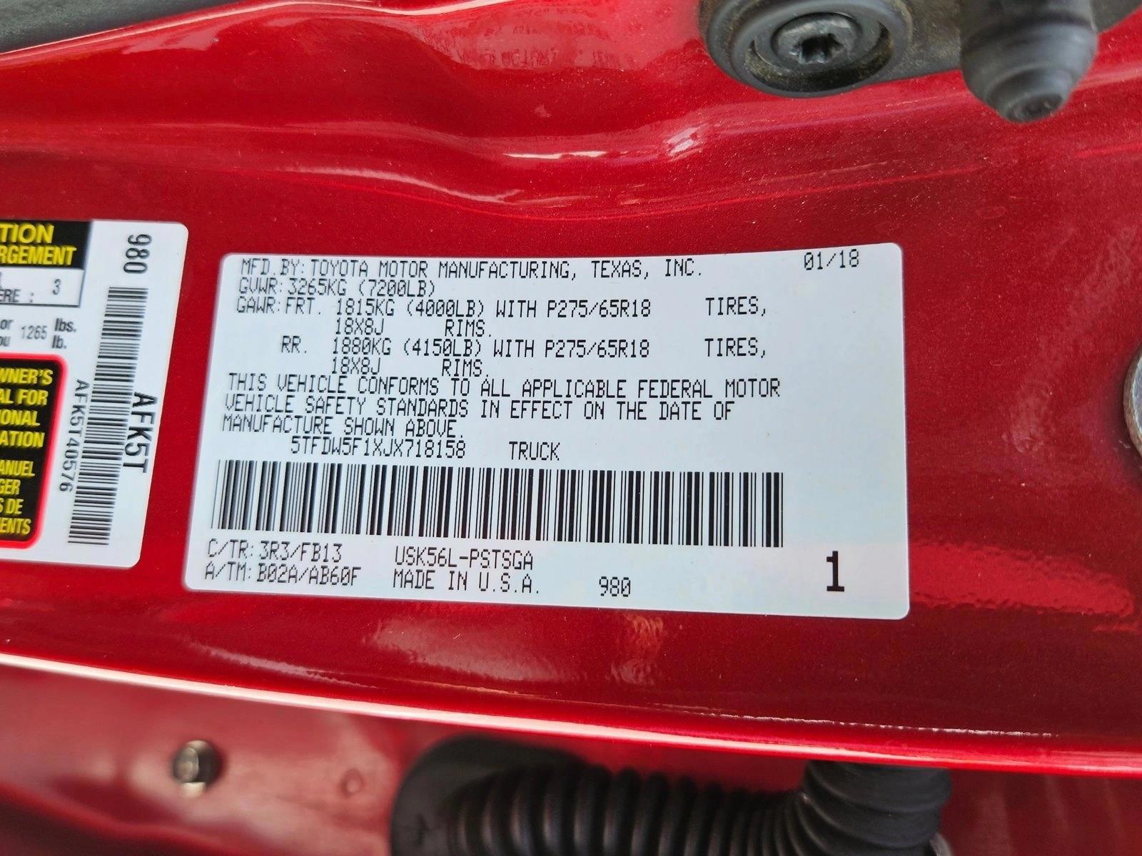 2018 Toyota Tundra SR5 - Photo 25